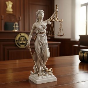 Is There Any Resemblance Between Old Lady Justice And Gandhari? Let's Explore
