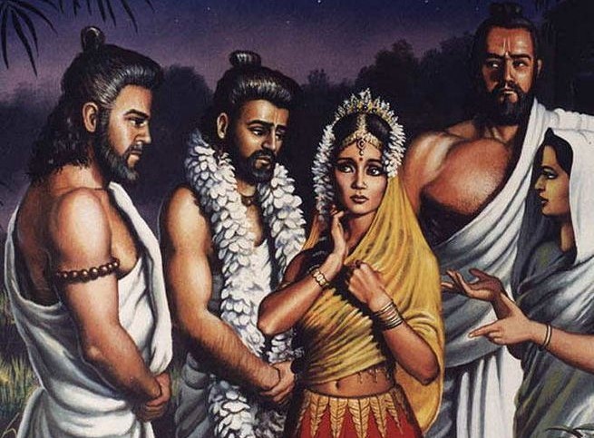 The Story Behind Pandavas Betting Their Wife Draupadi