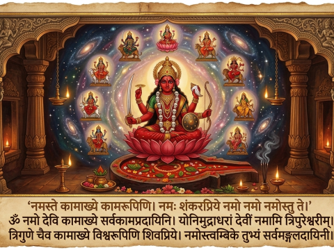 Kamakhya Stotra Chanting For Desire Fulfillment, Protection, And Shakti Awakening