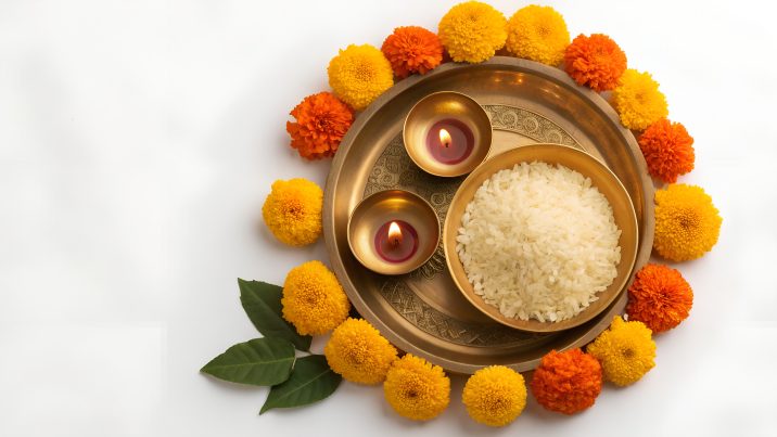 Offer Akshata To Bring Prosperity, Protection, And Mental Clarity