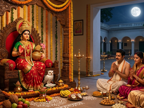 Invite Wealth And Prosperity With Kojagori Lakshmi Puja