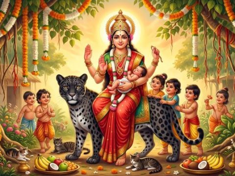 Worship Goddess Shashti for Children's Protection and Family Blessings