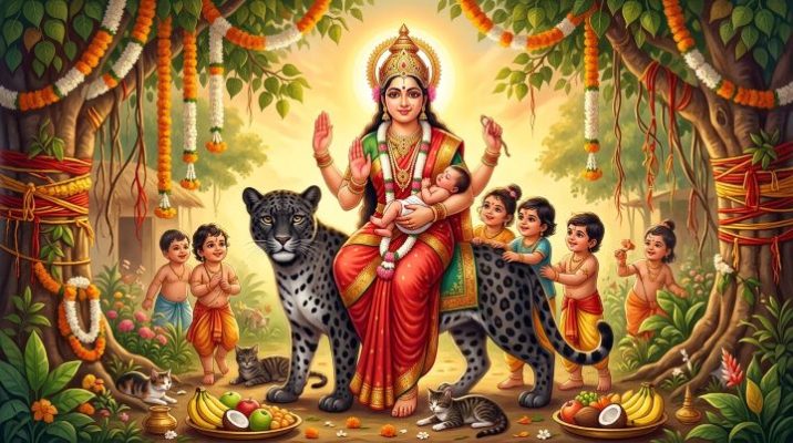 Worship Goddess Shashti for Children's Protection and Family Blessings